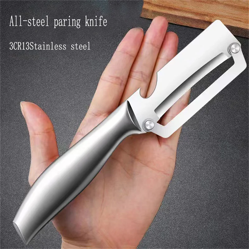 Stainless Steel Fruit Peeler Kitchen Vegetable Zinc Alloy Paring Knife Suitable for Pumpkin Winter Melon Watermelon Fruit