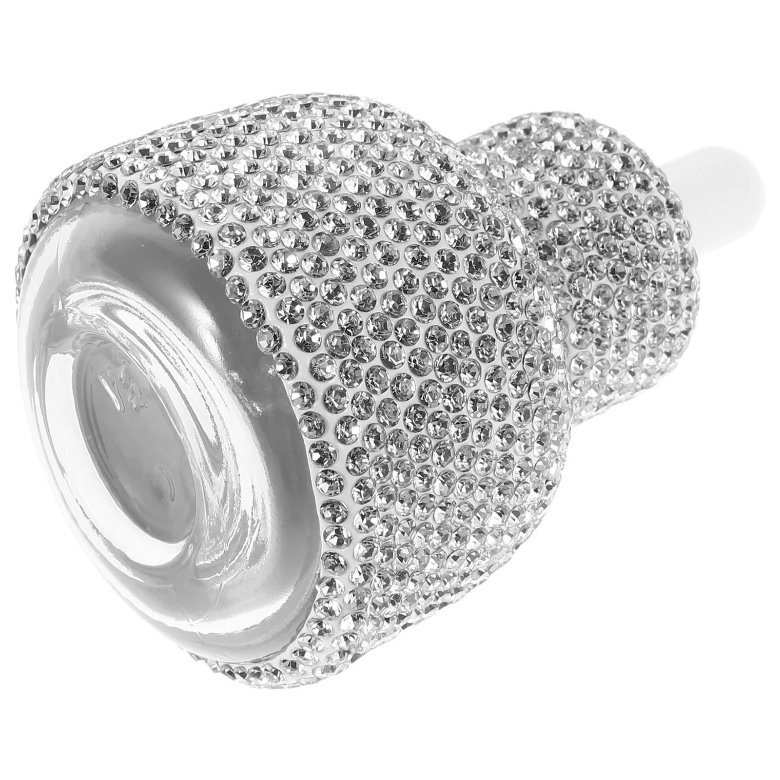 30Ml Refillable Glass Essential Oil Bottles With Pipette Dropper For Travel Aromatherapy Precision Dispensing Rhinestone Design