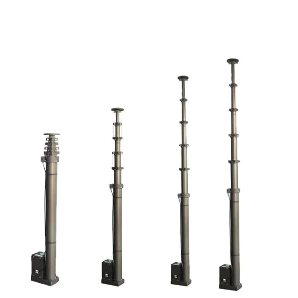 10m aluminum telescopic antenna mast for car truck trailer