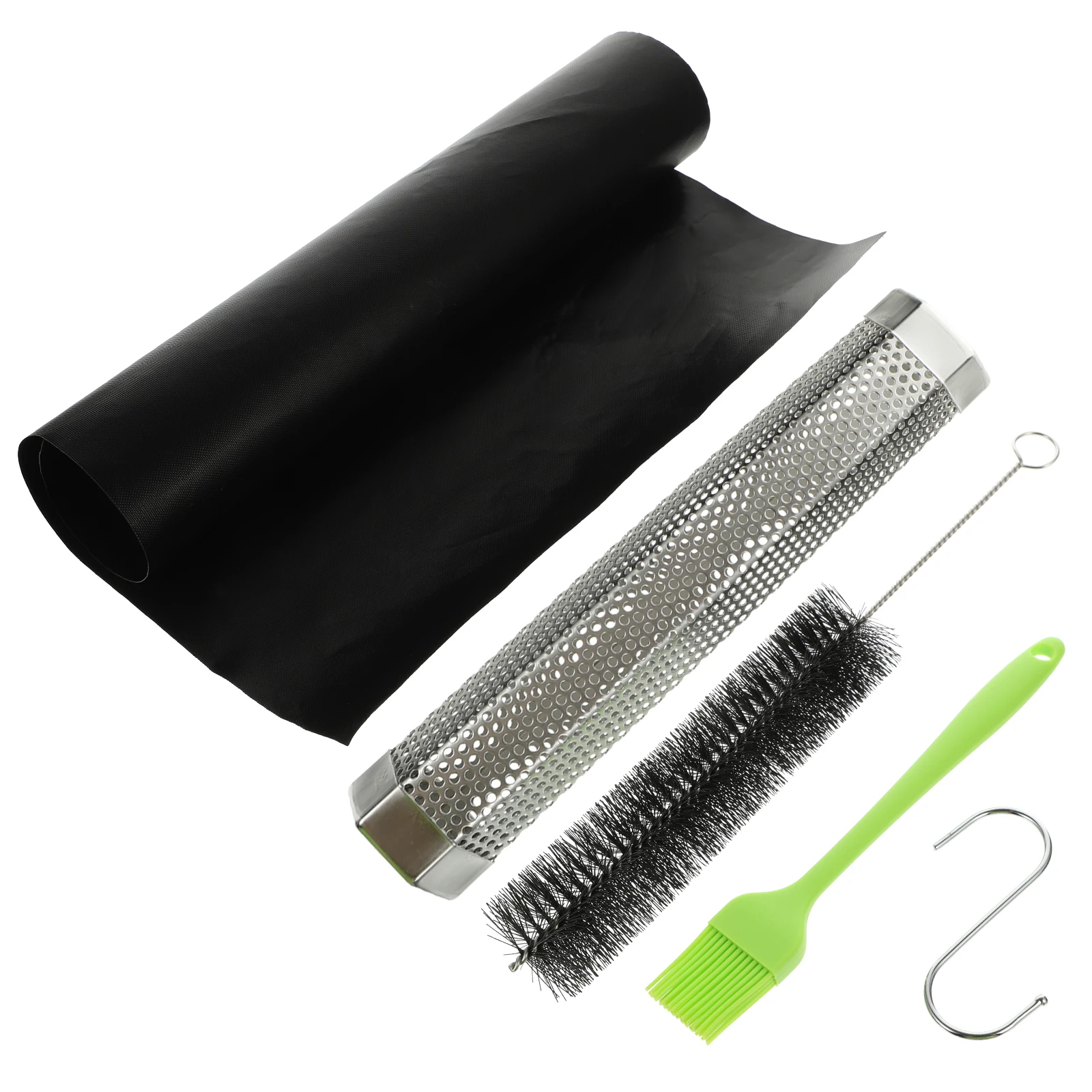 

1Set Stainless Steel Bbq Smoker Tube Anti-Rust Mesh Tube Outdoor Barbecue Smoke Generator Bbq Grill Smoker Tools