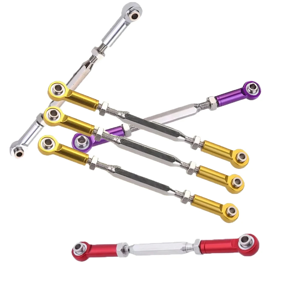 

1/10 RC Crawler Slash 2wd Stampede Hoss Rustler TRINOOD Metal Turnbuckles Camber Linkage Steering Link Rod Ends Adjustable