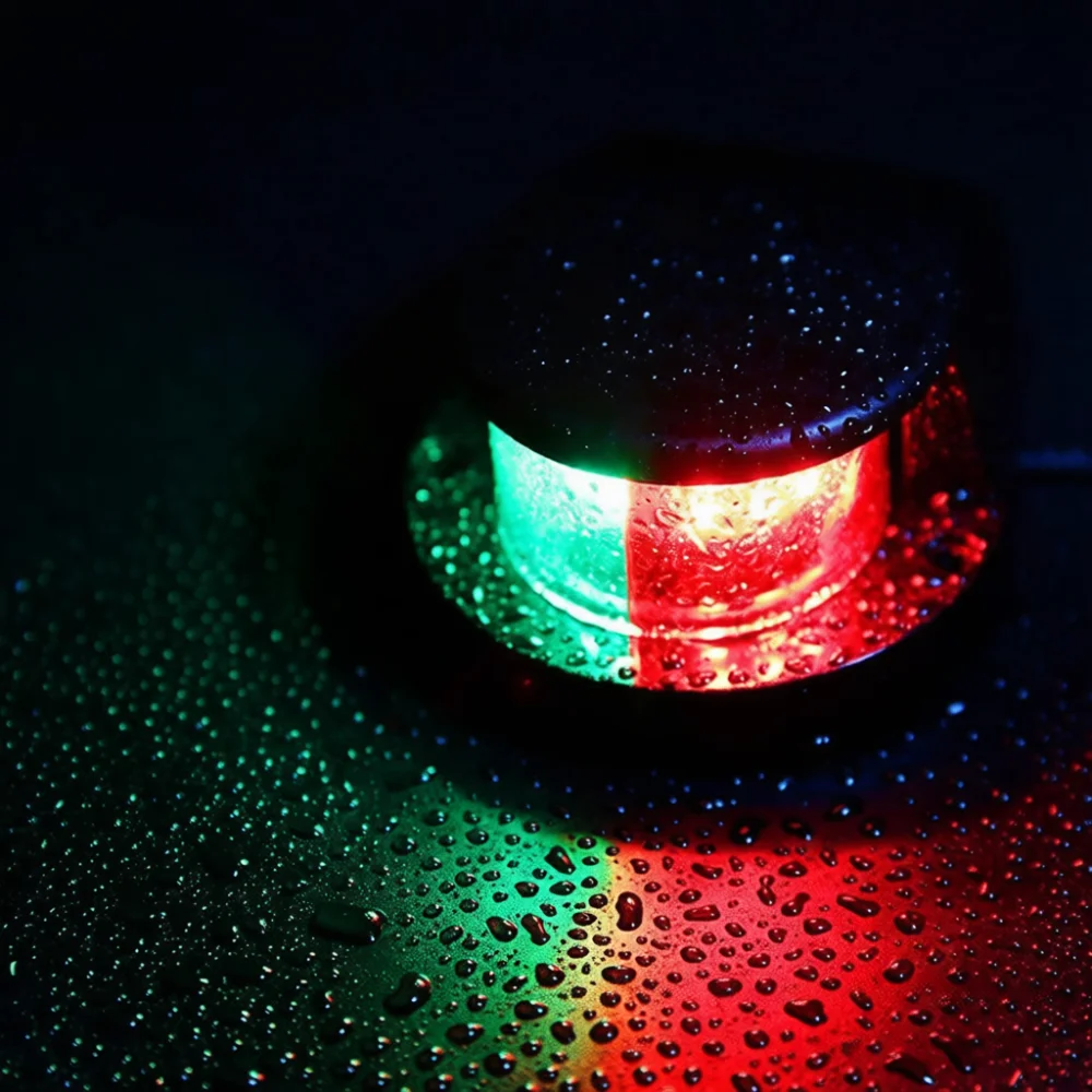 Marine Yacht Navigation Light DC12V Red Green Lamp Signal Indicator For Boat Port Starboard Lighting Supply