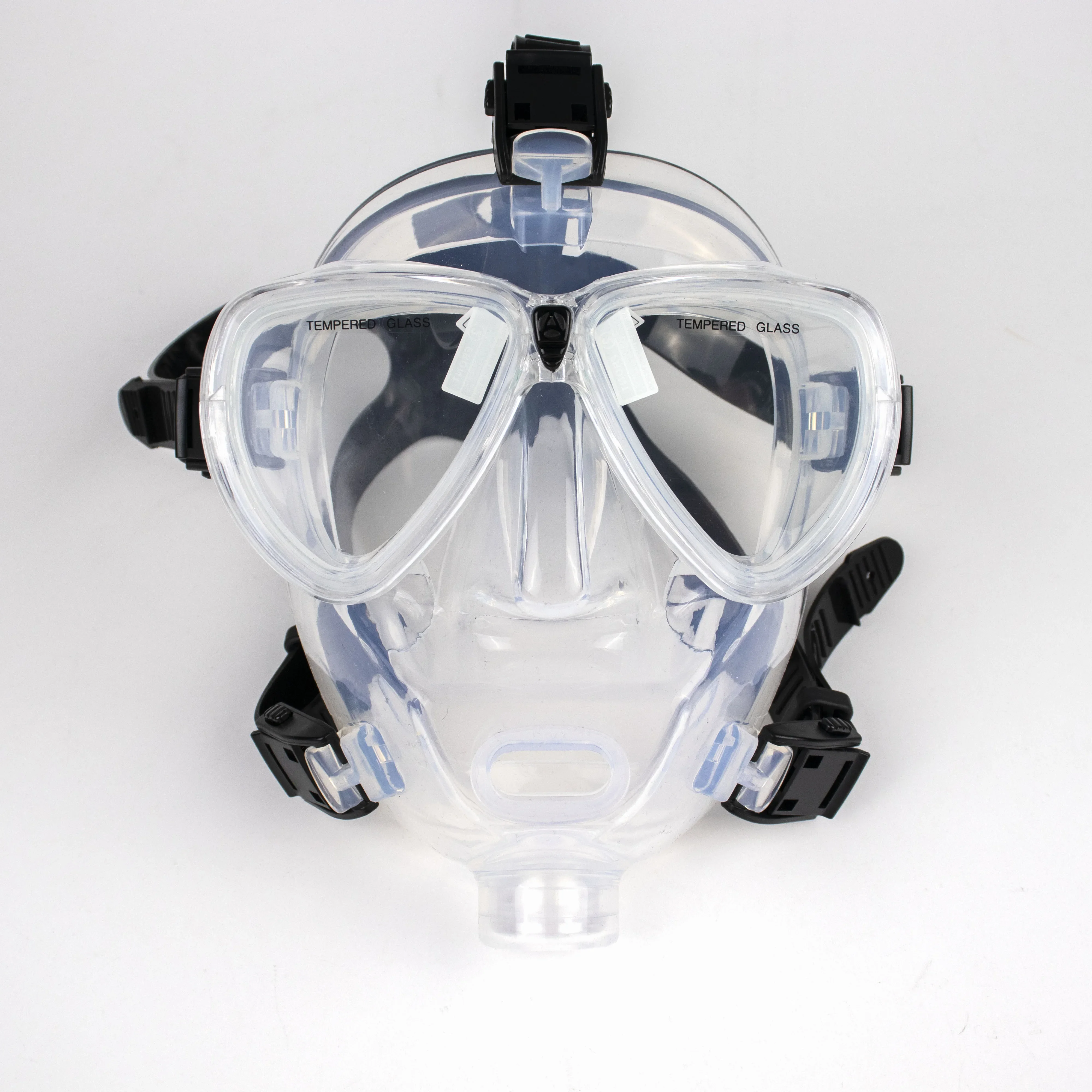 FM01 underwater swimming equipment scuba full face diving mask silicone Material