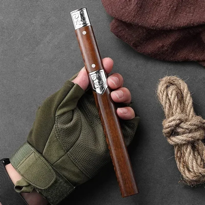 Hot Sale  Fixed Blade Knife Straight  wood handle  Multi-functional Fruit Knifes Sharp Hand Knives Portable Outdoor EDC Tools