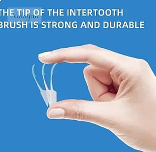 Interdental Brushes 150 Pieces, Dental Cleaning Tools for Oral Hygiene, Effective Teeth Cleaner Toothpick