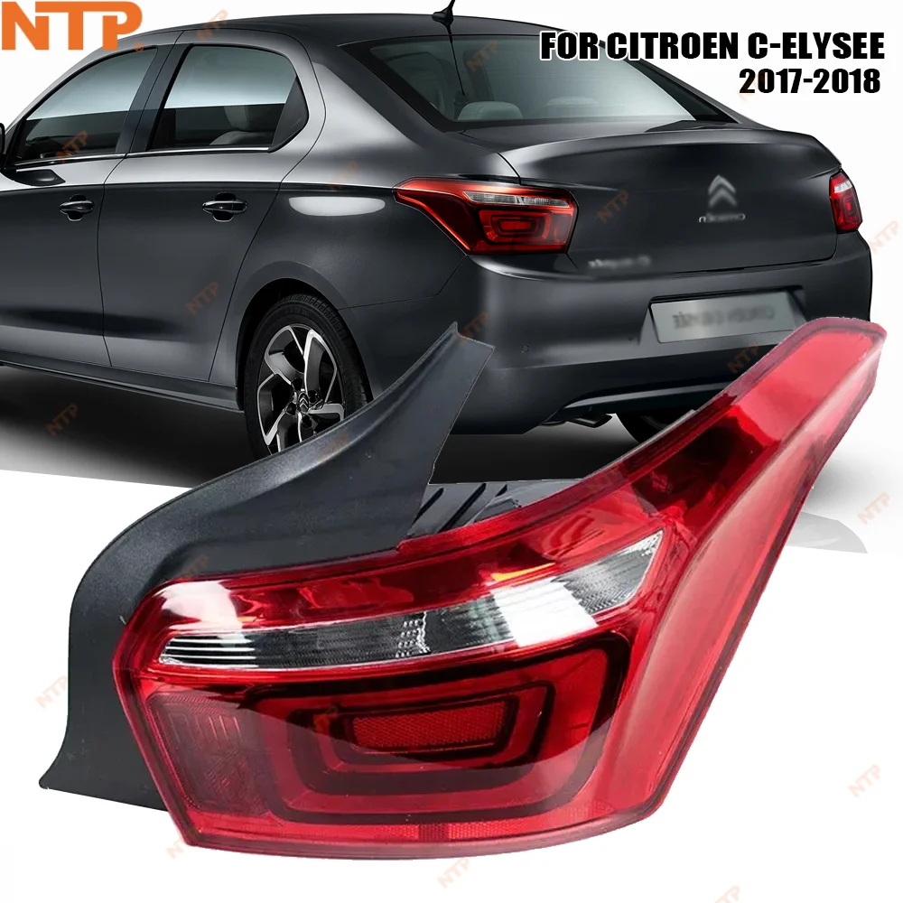 

Для Citroën 2017-2018: Полный комплект задних светодиодных фонарей (стоп-сигнал/поворотник/ДХО), автозапчасти OE-качества, левый+правый, подходят для седана/хэтчбека