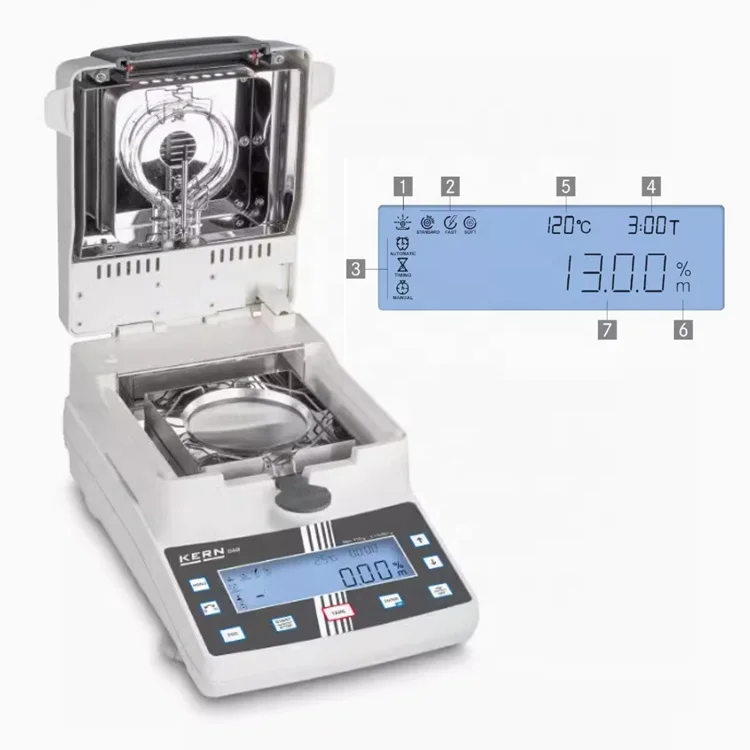 DAB200-2 Moisture Meter Fast Halogen Corn Grain Moisture Meter High Precision  Moisture Measuring Instrument
