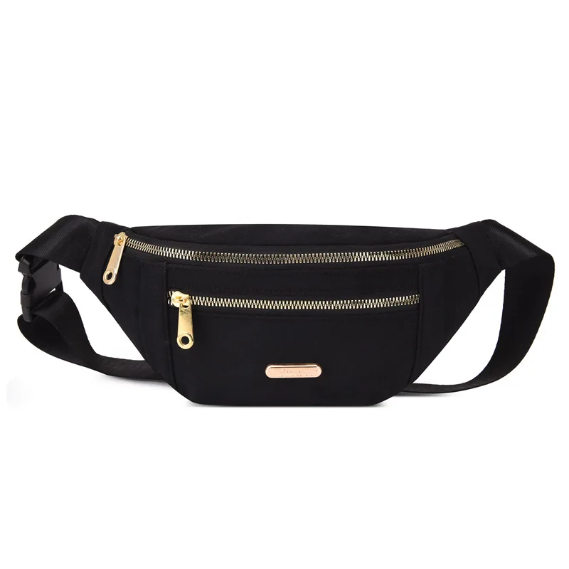 Women Waist Bag Fanny Pack Zipper Chest Bag Female Banana Bag Money Pouch Travel Shoulder Purse Belly Pocket Hip Bum Bag