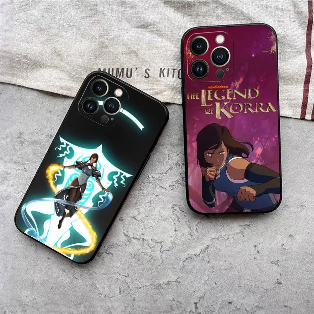 Avatar-The-Legend-Of-Korra-Anime Phone Case For Iphone 15 14 13 Mini 11 12 Pro Max Xr X Xs 7 8 Plus Shockproof Back Cover