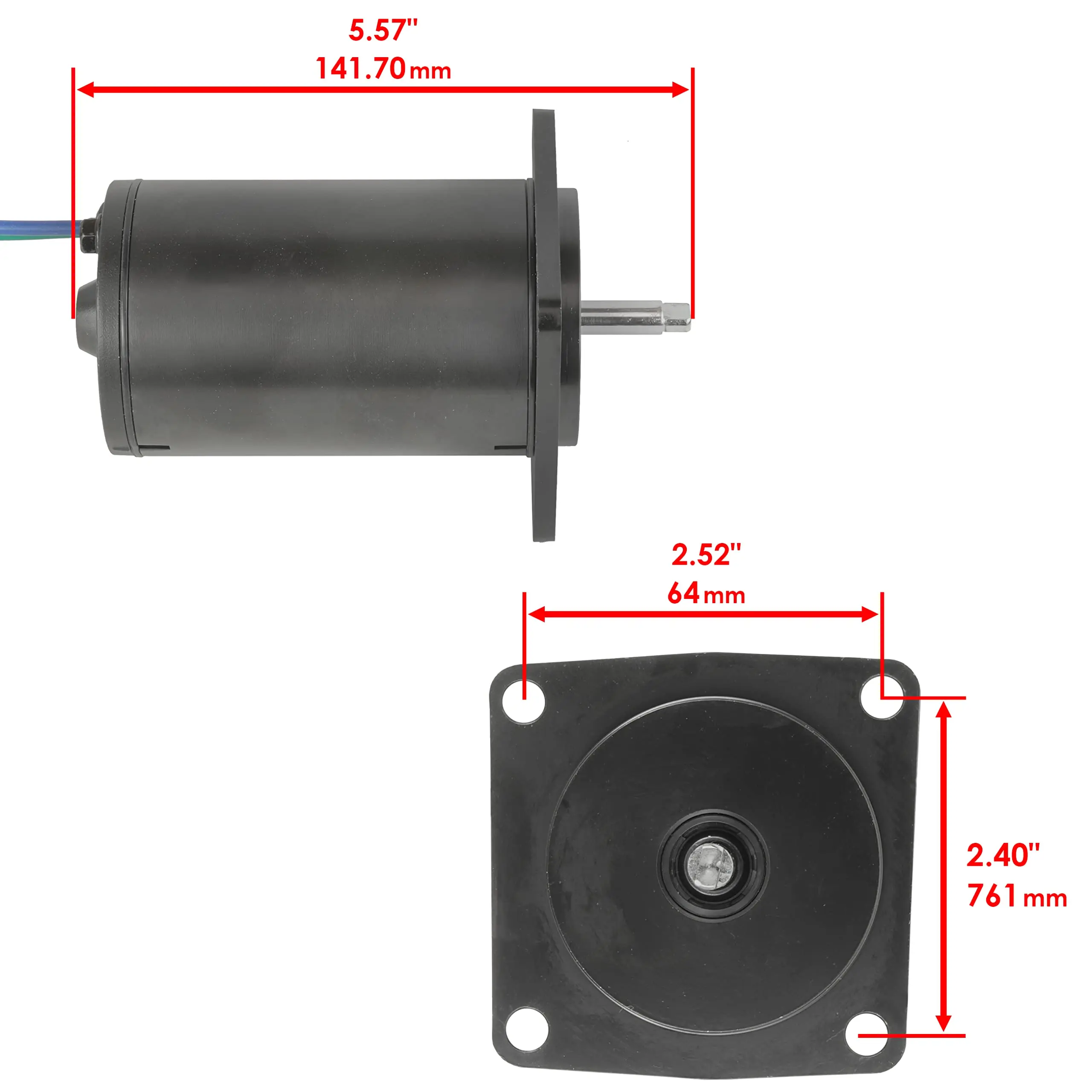 Moteur d\'inclinaison de garniture pour Yamaha, hors-bord, 75HP, 80hp, 90hp, 100HP, F80TLRX, F100TLRY, F100, 67F-438uant HO 00, 10862, 430-22066