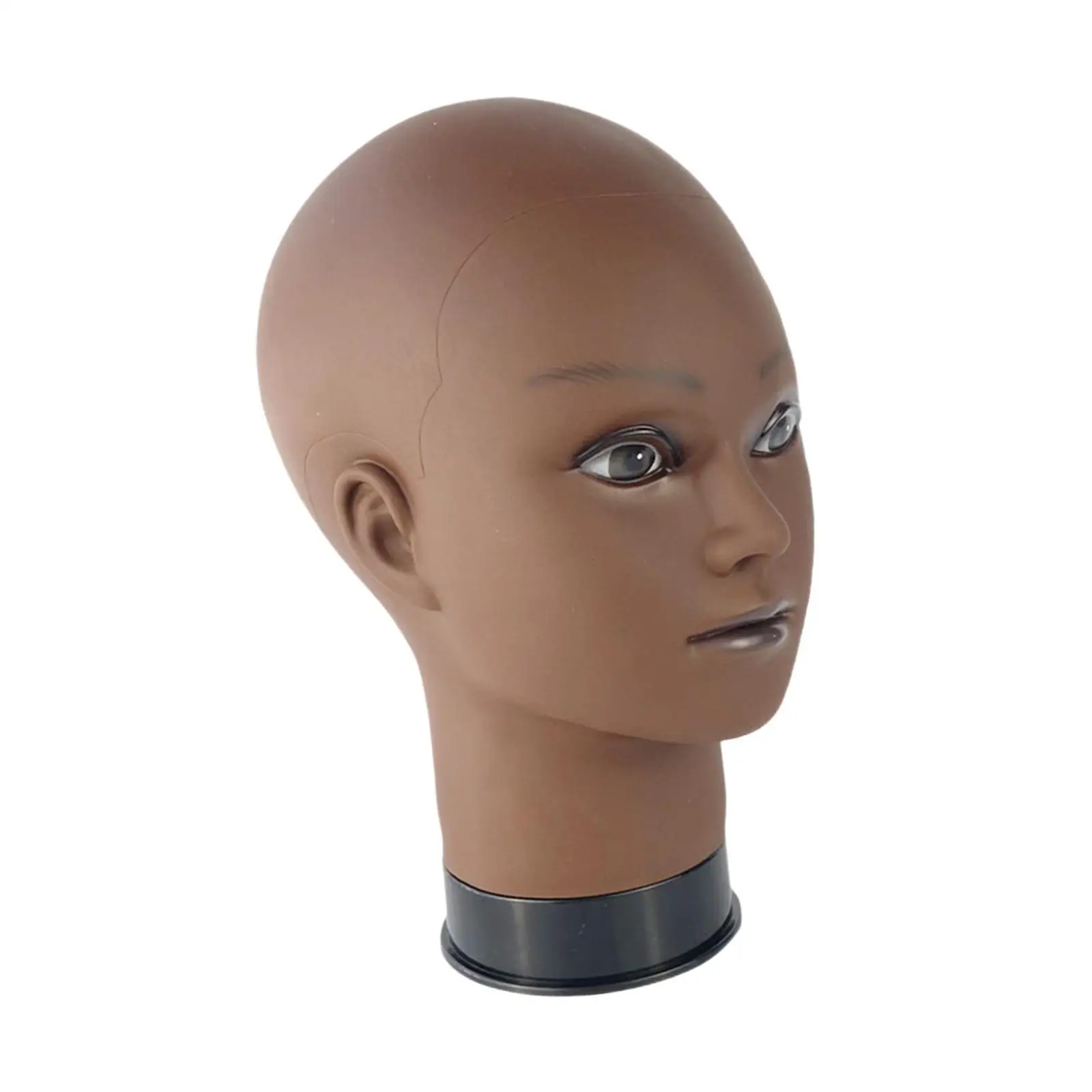 Wigs Head Mannequin Smooth Multipurpose Wigs Holder Wigs Display Stand for Hats Scarf Wigs Displaying Making Styling Hairpieces