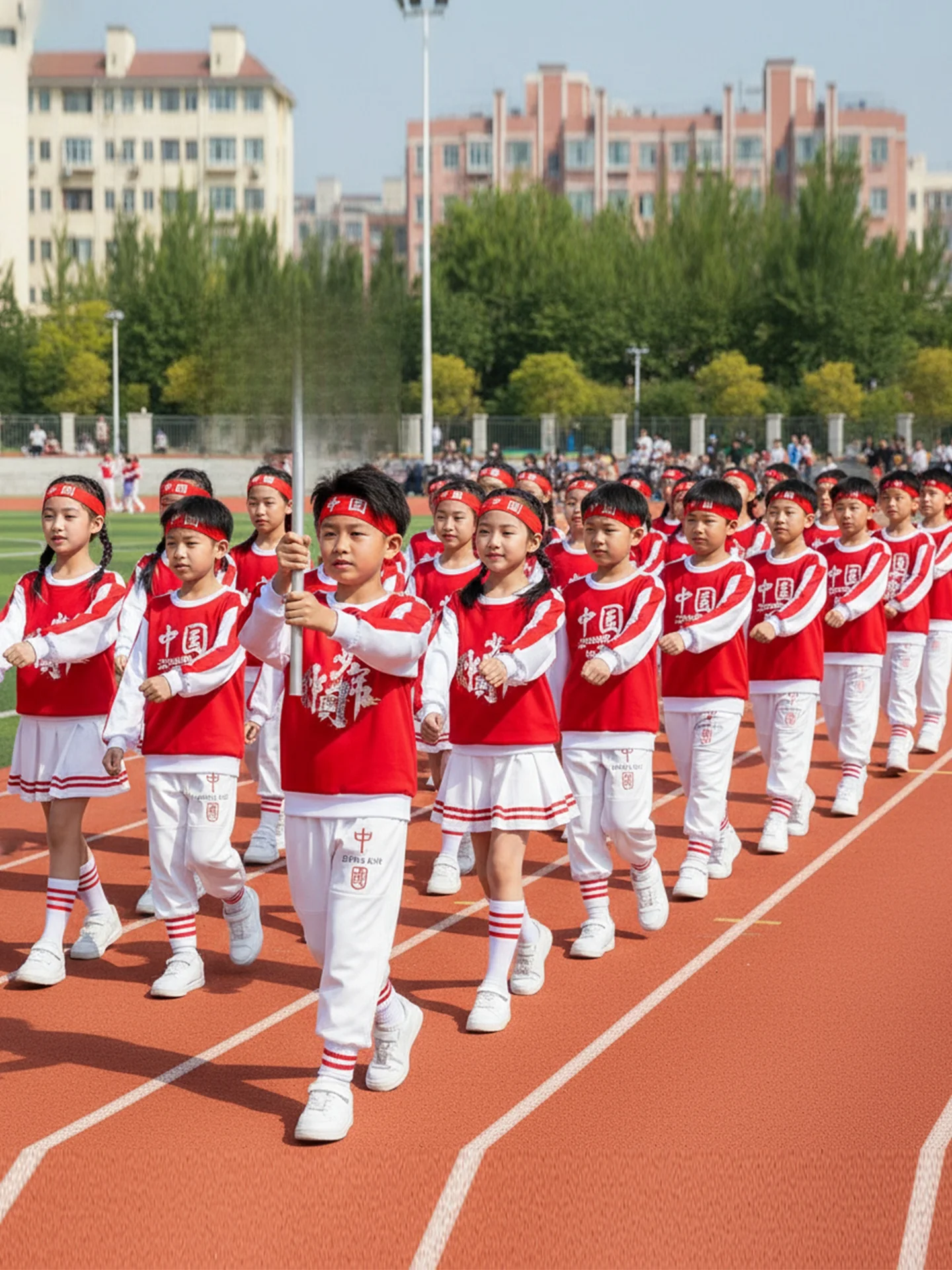 Middle School Class orm Set Opening Ceremony Cetition Performance Cheerleading Outfit Children's School Sports Event