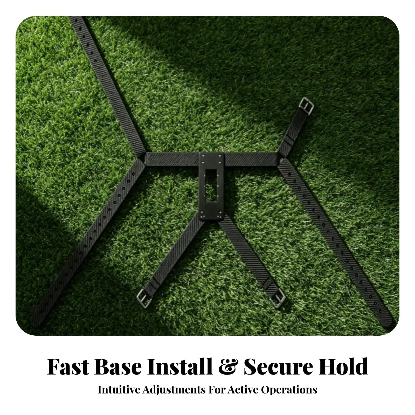 Adjustable Sheep Marking Harness | snap-release Buckles, Marking Harness with Mounting Plate, for Animal Husbandry