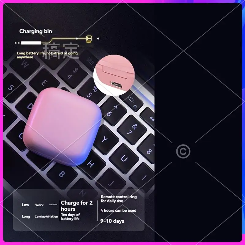 ATTT-Bluetooth Remote Page Turner Fingertip Video Controller Fernbedienung Scrollen Zubehör A