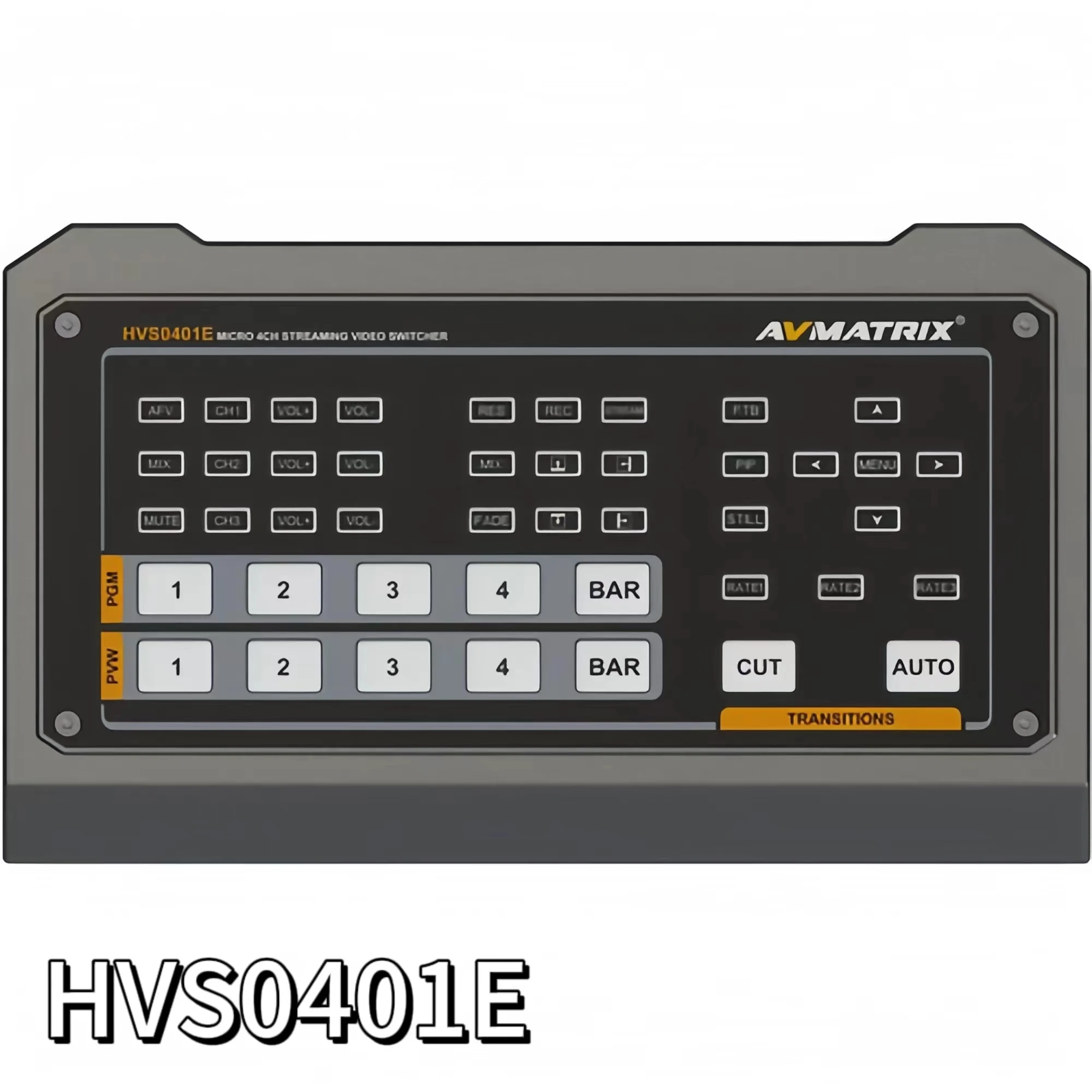 

AVmatrix HVS0401E&HVS0401U 2 Channel SDI HDMI-compatible Video Switcher Mixer 4 Channel Inputs 2 Channel PGM Output