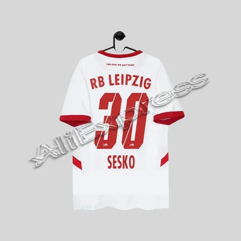 Bundesliga 2425 Leipzig jersey home RB Leipzig No.11 Oppenda football jersey 3D printing, fan jerseys