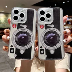 L-Leica camera Retro Phone Case for iPhone 12 11 13 14 15 16 Max Pro Plus Magsafe Magnetic Wireless Cover