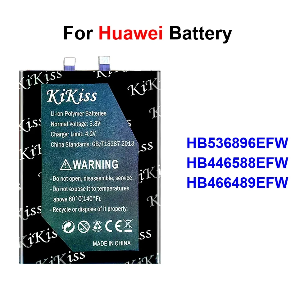 

Аккумулятор для мобильного телефона стабильный HB466489EFW HB536896EFW HB446588EFW 5300-6600 мАч для Huawei Nova Honor 7T Play X20 SE 4G 5G