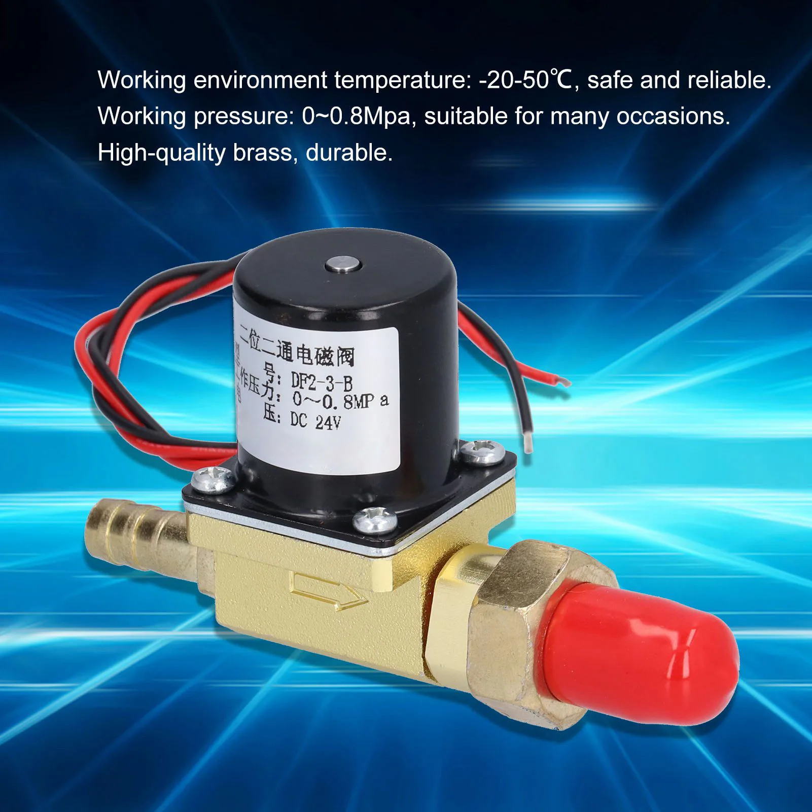 

2 Position 2 Way Solenoid Valve DF2‑3‑B Electric Solenoid Valve 2 Position 2 Way Solenoid Valve for Argon Arc Welding 24V