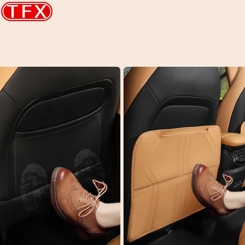 For Geely Galaxy L7 2023 2024 Car Seat Back Anti-kick Cushion Back Protection Special Mats Decoration Supplies Auto Accessories