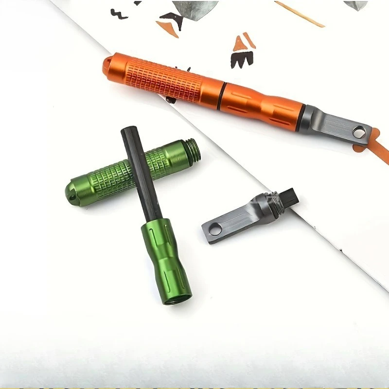 Varilla de magnesio multifuncional portátil para acampar al aire libre, supervivencia, arranque de incendio de emergencia