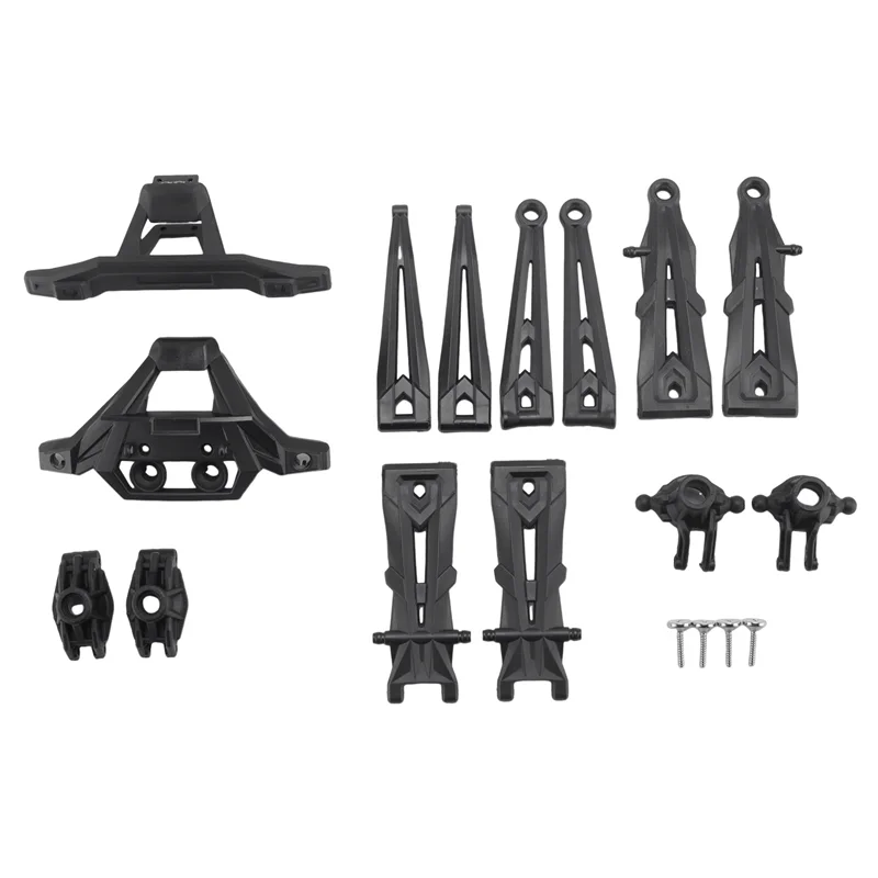 ABUM-14 Uds. Parachoques de copa de estiramiento de brazo oscilante superior inferior delantero trasero para LAEGENDARY Legend 1/10 accesorios de repuesto de coche teledirigido