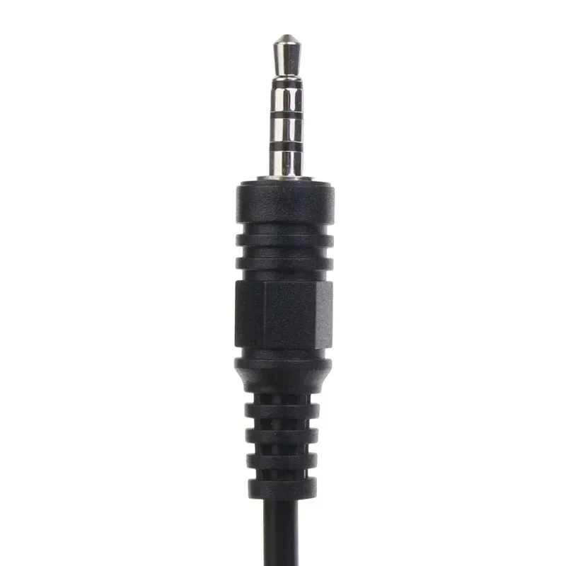 K-Type Headset Connector Plug To 3.5mm Speaker Interface Audio Conversion Cable for Baofeng TYT Wouxun Kenwood Radio Accessories