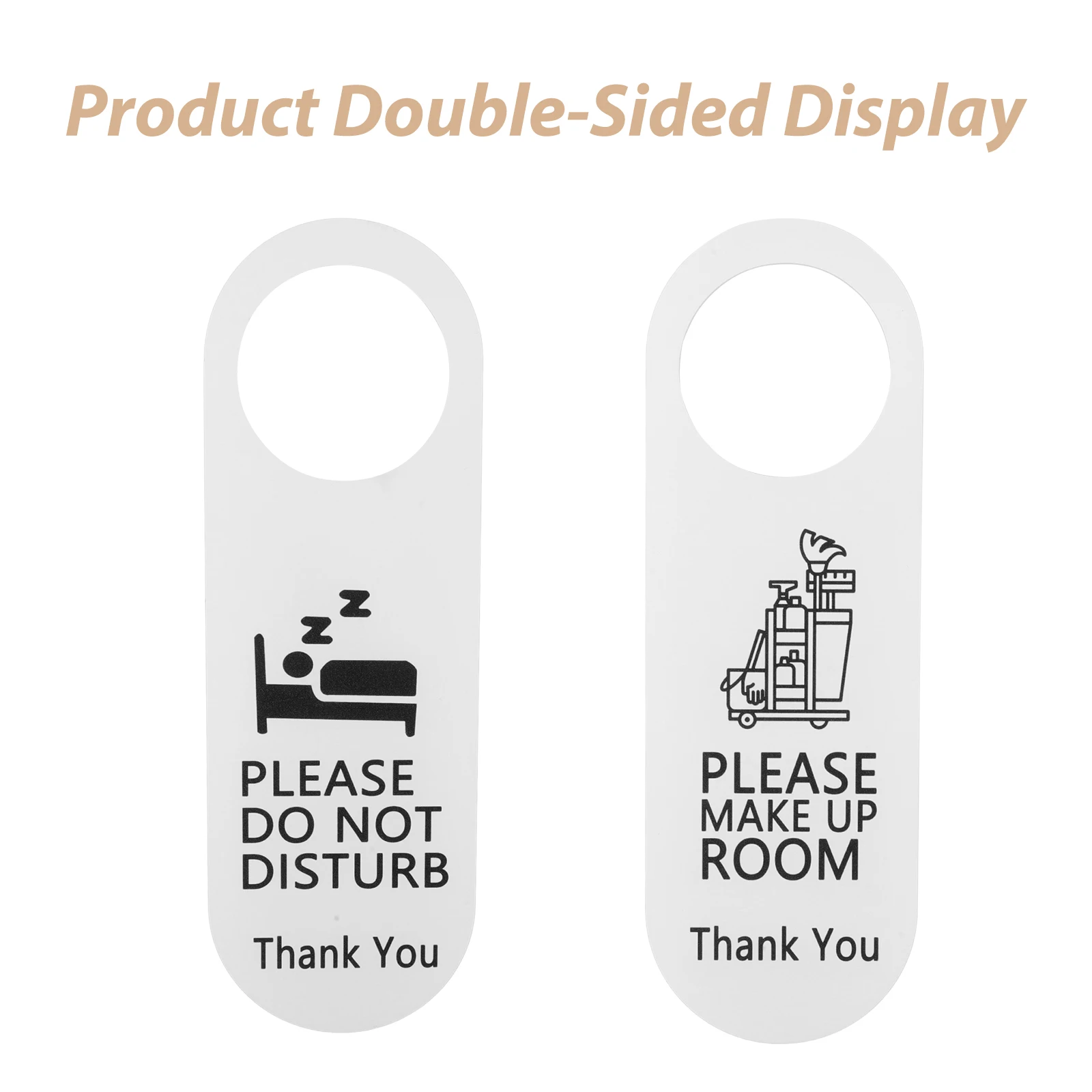 

Do Not Disturb Hanger Double Sided Hotel Office Knob Hanging Board Clear Acrylic Hanging Guest Communication Dual
