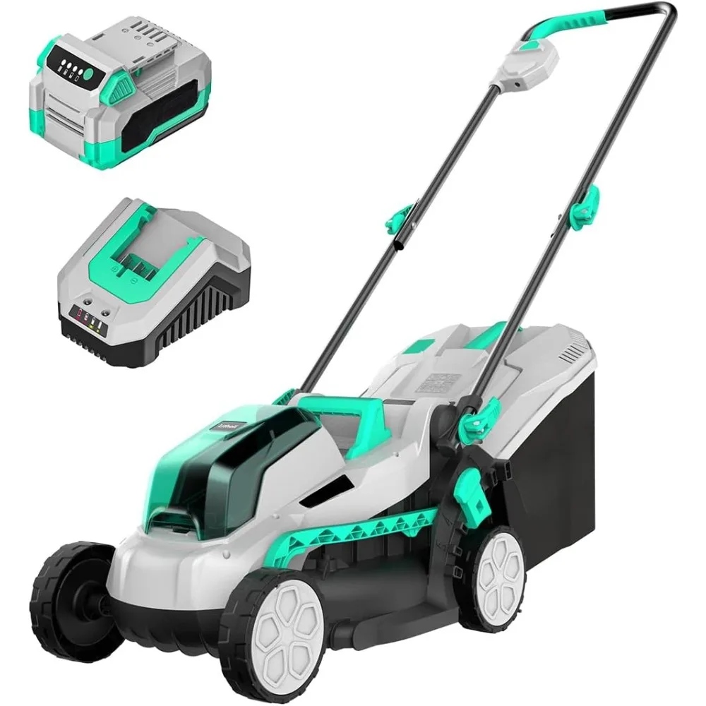 5 Heights Petrol Mower Yard and Farm Garden-urban Tool Electric Lawn Mowers for Garden 20V 13