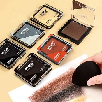 NYONI 6 kolorów profesjonalny ultra miękki artystyczny pastelowy toner farba grafitowy węgiel drzewny kolorowy proszek dla artysty Graffiti dostaw sztuki