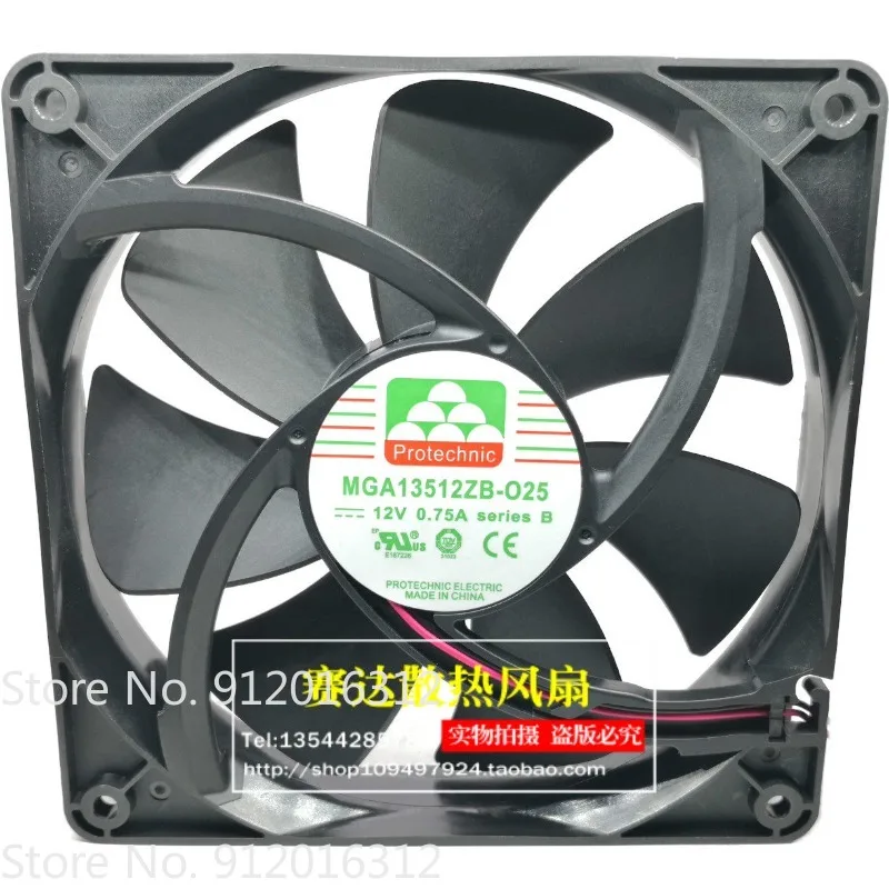 NEW Fan for Protechnic 13525 12V 0.75A MGA13512ZB-25 Cooling Fan 135*135*25MM