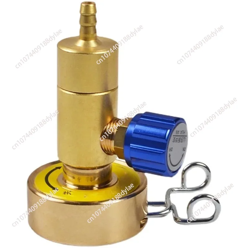 Válvula reguladora de botella de butano, tanque de gas, conector rápido, encendedor, válvula de apertura de gas, abridor de botellas, accesorios de antorcha de gas de 2L