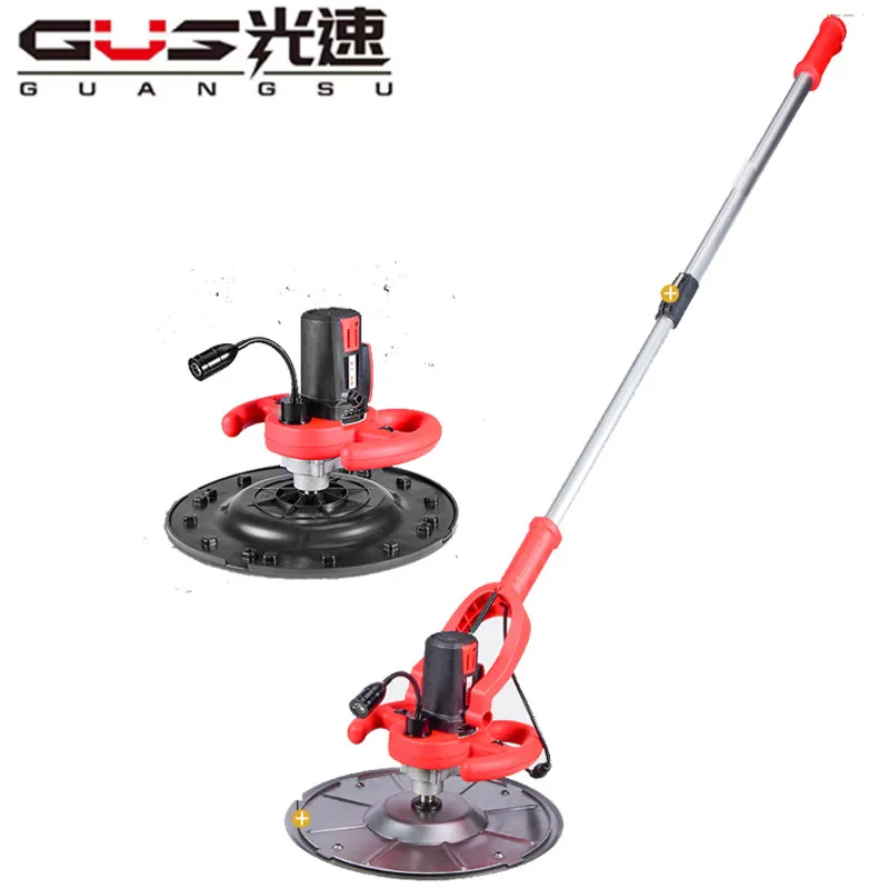 Electric long pole cement mortar smoothing machine, wall multifunctional polishing machine, fully automatic concrete