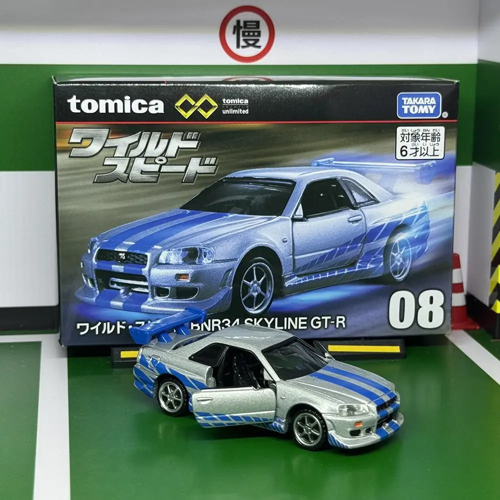 Takara Tomy GT-R Tomica Premium TPu08 Fast and Furious Model Replica Series Children Christmas Gifts Boy Toys