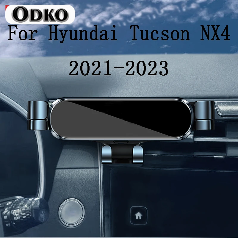 

Автомобильный держатель для телефона LHD для Hyundai Tucson NX4 2023 2022 2021, кронштейн для стайлинга автомобиля, Поворотная подставка для GPS, Мобильные аксессуары