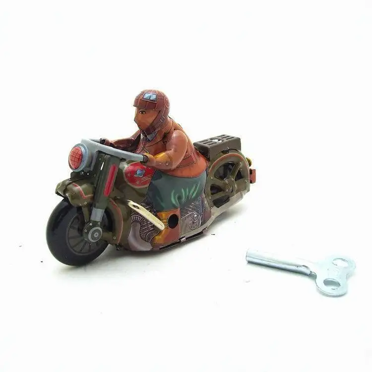 

MS448 Motorcycle Tinplate Toy Tintoy Nostalgic Theme Personalized Ornament Creative Gift