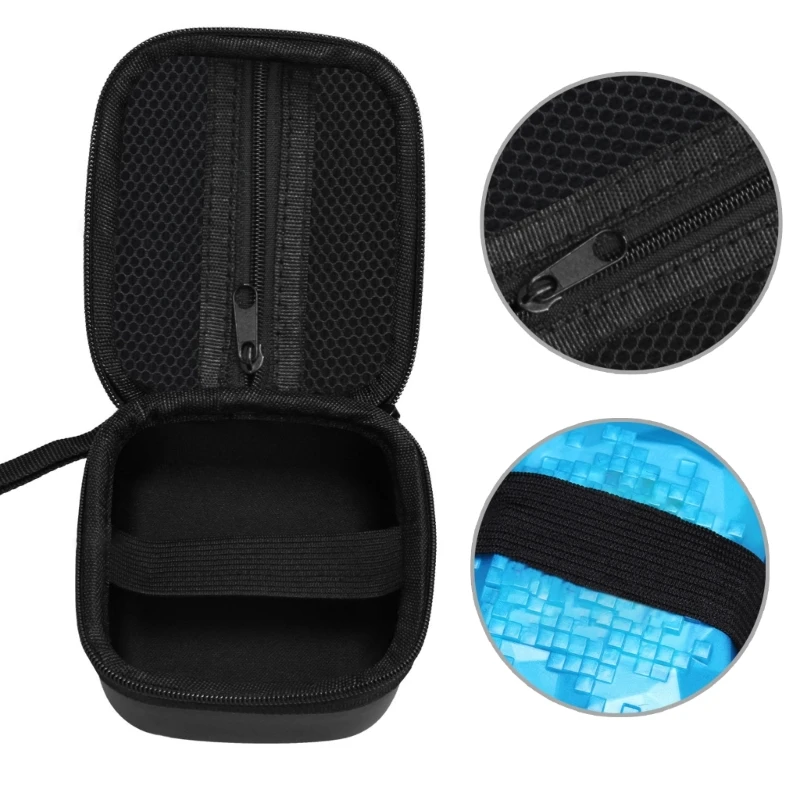 Shockproof Storage Bag Handheld Interactive Toy Travel Carrying Case for Digital Pet with Portable Mesh Pocket