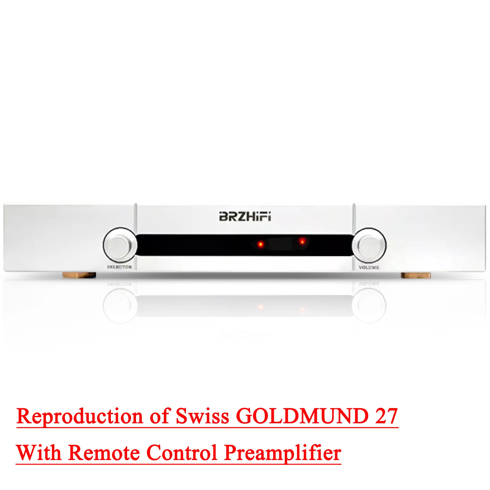 

SUQIYA Reproduces The Swiss GOLDMUND 27 Remote Control Preamplifier To Restore High-definition, Natural and Real Sound