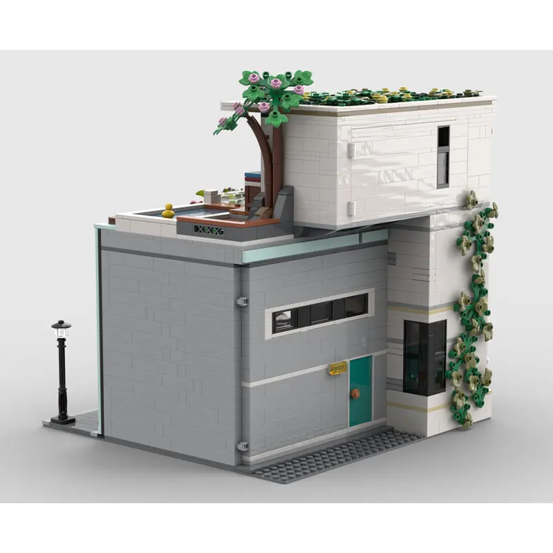 

MOC Climbing Gym Building Block MOC Modern Streetscape Apartment Series Dream Modular Building Blocks 2161PCS Toys Bricks Gifts