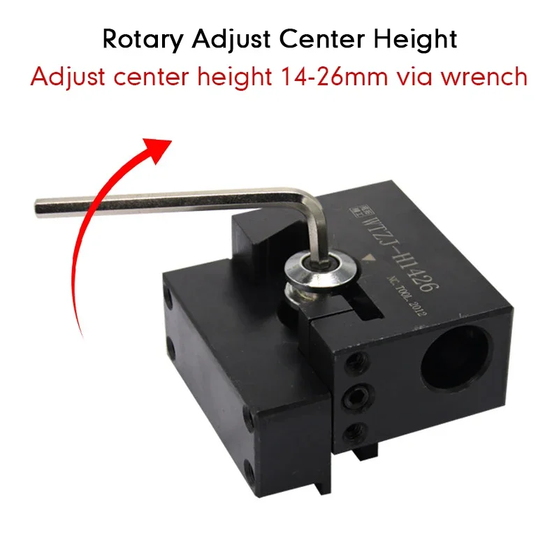 WTZJ-H1426 Adjustable Drill Chuck Set  ER20 Collets 3-13mm, Square Body Straight & Taper Shank  CNC Lathe Tool