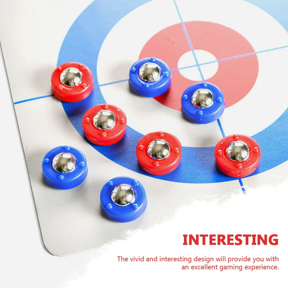 12Pcs Shuffleboard Schiebe Perlen Langlebige Kunststoff Stahl Rollen Set für Tisch Fußball Rolling Bälle Zubehör Brettspiel Teile