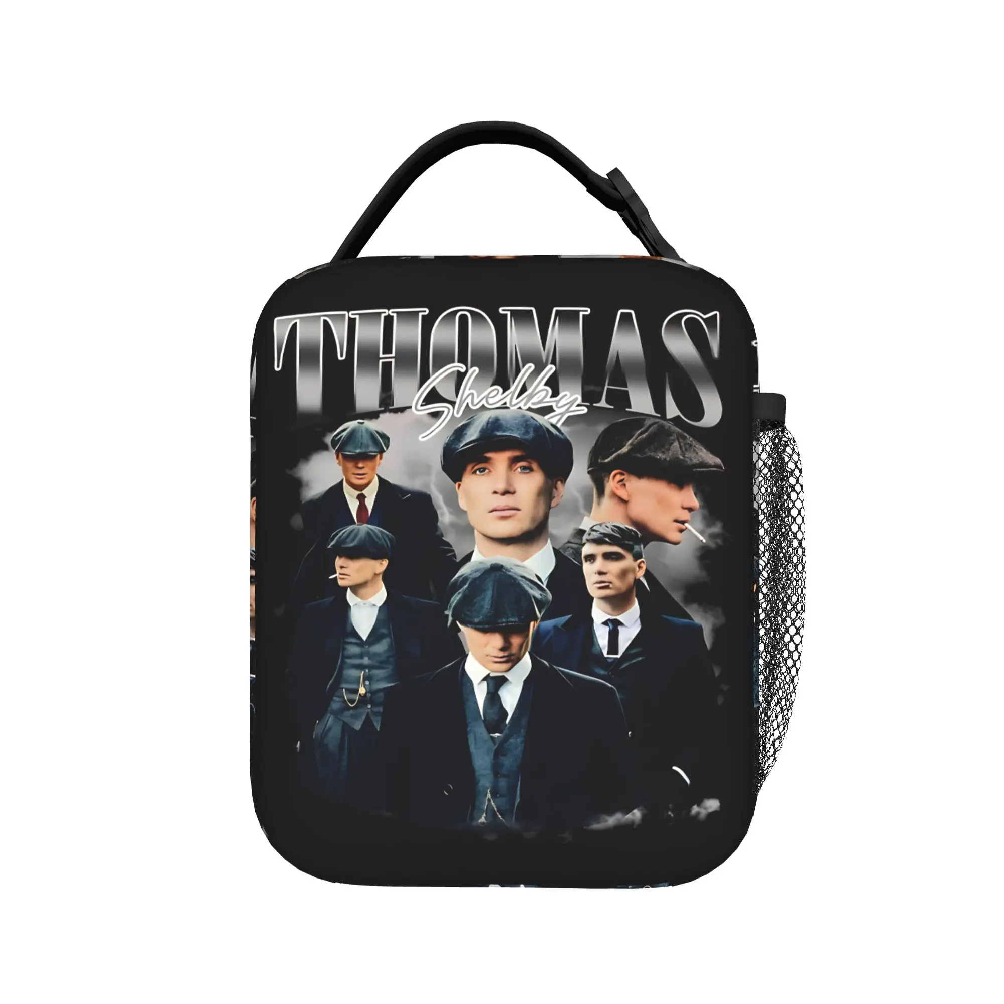 

Сумка для обеда Thomas Shelby Peaky Blinders, повседневная сумка для обеда, портативная термосумка для пикника, термосумка для детей с принтом, сумка-холодильник