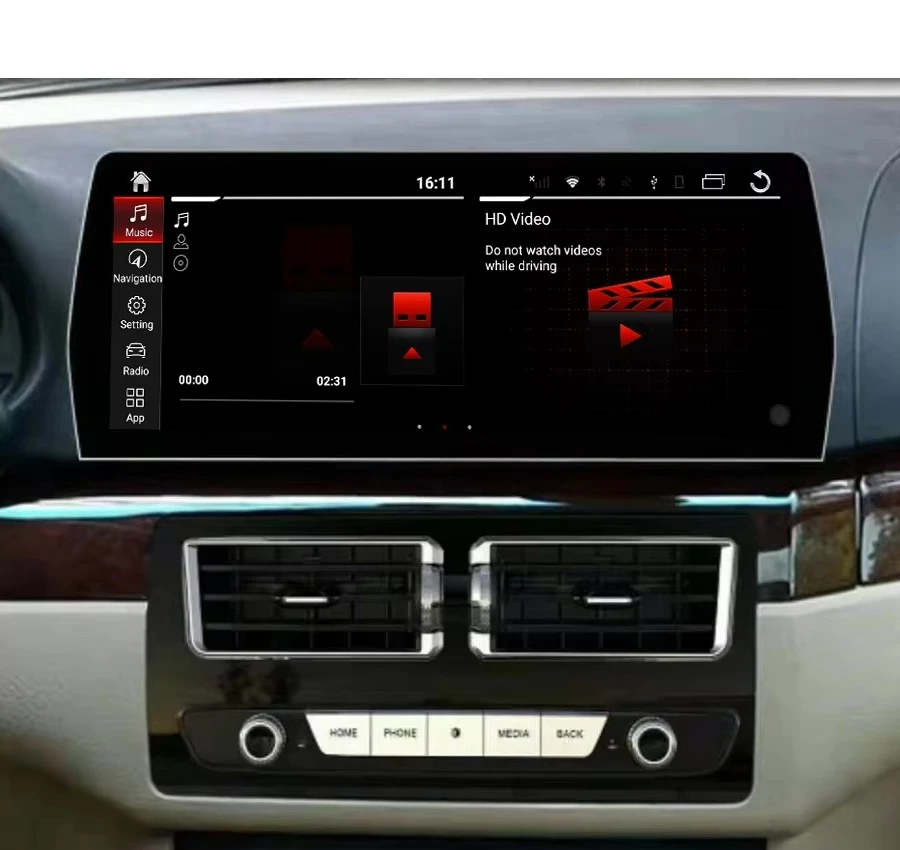 Carplay for 3 Series 2001-2006 Android 13 Auto Wireless Car Radio Navigation Head Unit Multimedia Player