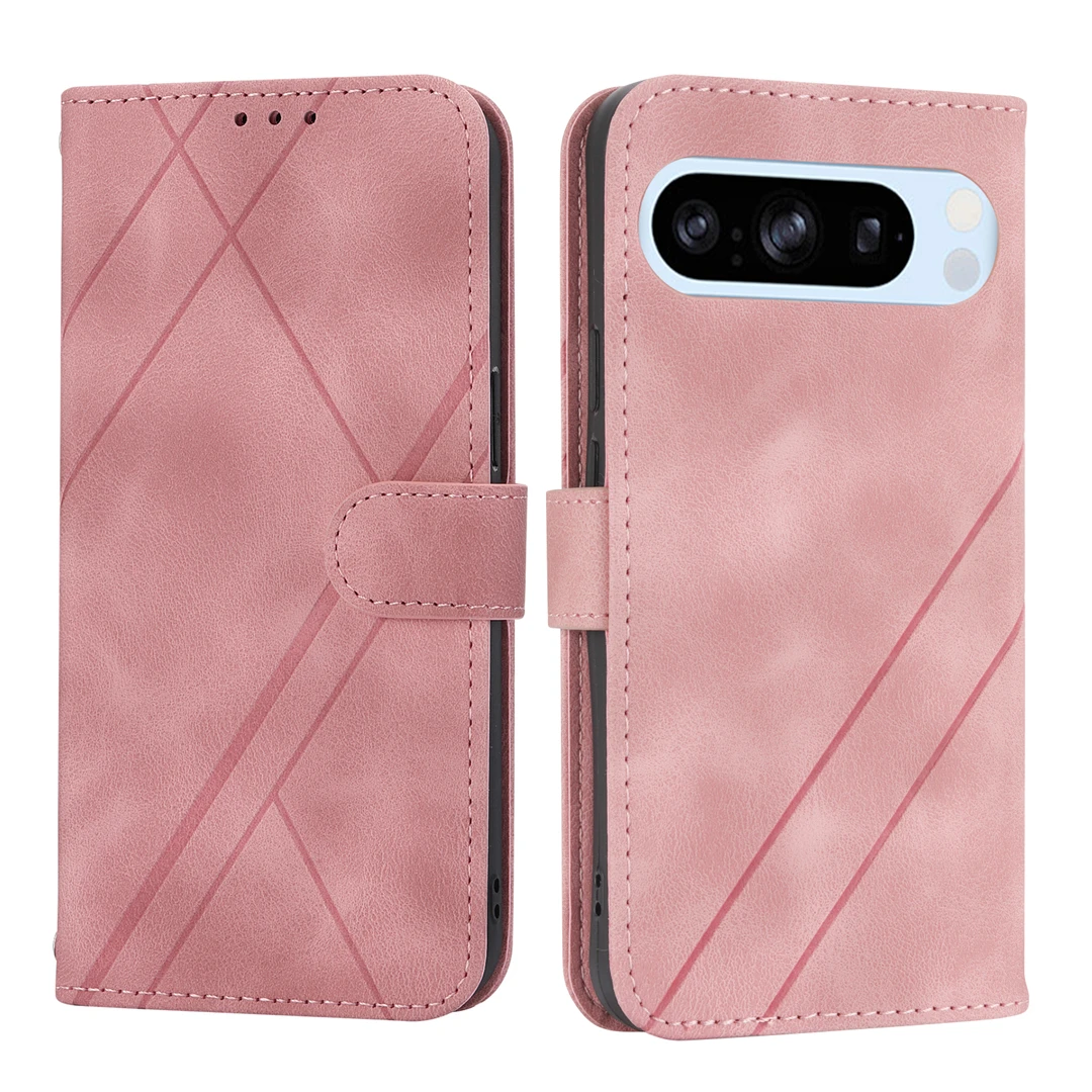 

Чехол-книжка-подставка Lines Cute Cat Etui Wallet для Galaxy S25 Edge S24 S23 ULTRA PLUS FE, задняя крышка, милые чехлы из искусственной замши