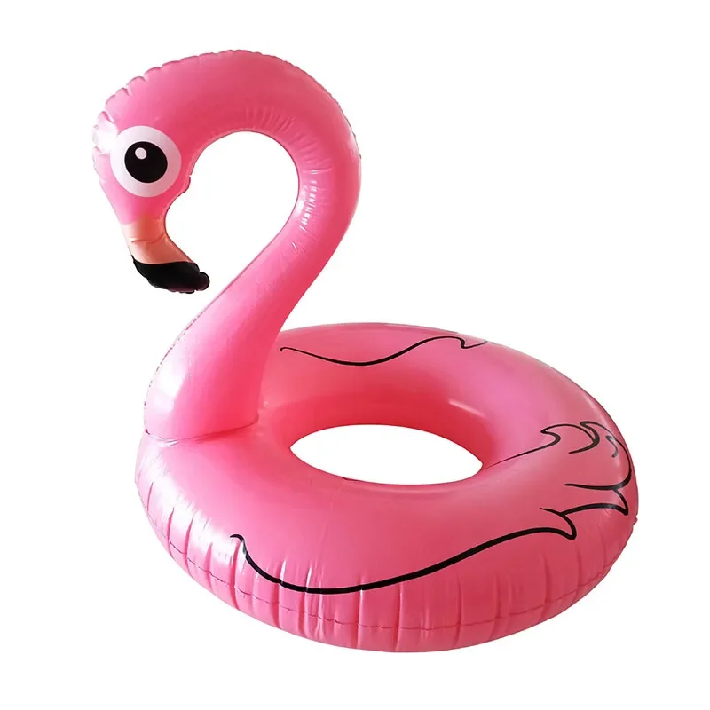 120cm 90cm różowy nadmuchiwany Flamingo ponton wodne zabawki basen tratwa pływak głowa zwierzęcia ponton dla dorosłych basen dla dzieci impreza plaża