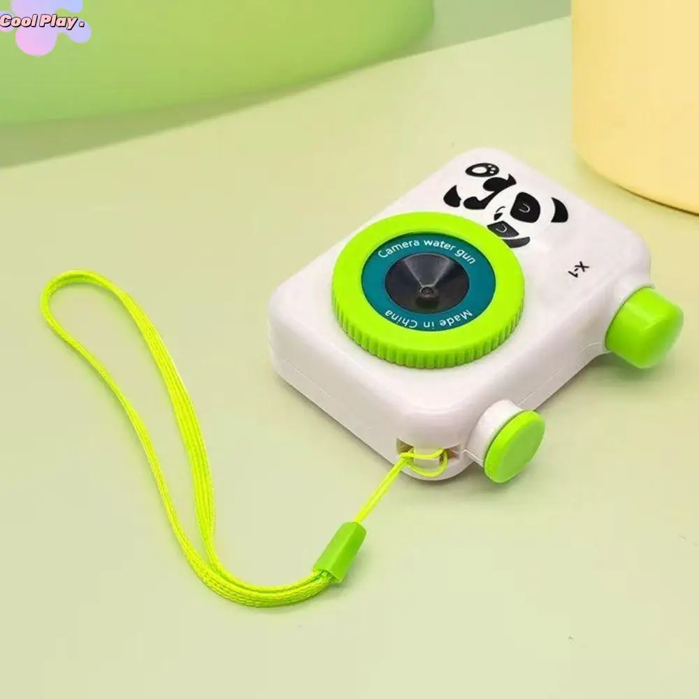 Tricky Cartoon Panda Camera Water Spray Toy ABS Novelty Camera Water Squirting Toys Cute Creative Beach Water Sprayer Bathing