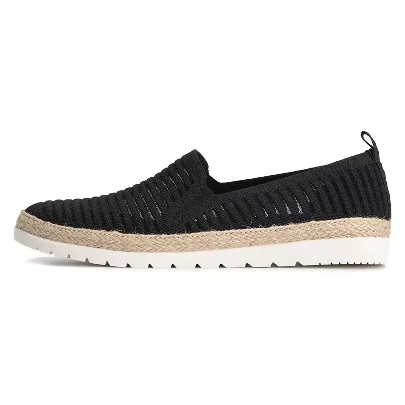 Skechers Damenschuhe, flache Schuhe, 2024, Sommer, neue atmungsaktive Mesh-Turnschuhe, ein Fuß, tragen faule Schuhe, Freizeitschuhe