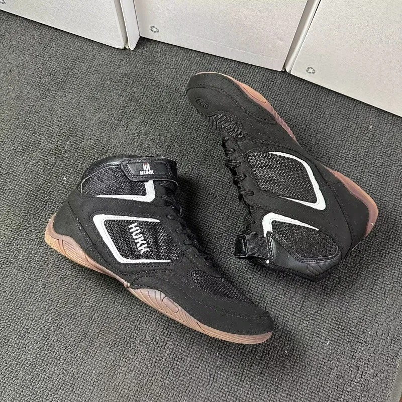

Designer Brand Wrestling Shoes For Men Comfortable Boxing Sneakers Anti-Slippery Fighting Shoes High Top Indoor Sports Shoe
