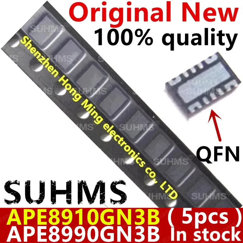 (5 قطعة) 100% جديد APE8910GN3B APE8910 8910 APE8990GN3B APE8990 8990 QFN-14 شرائح
