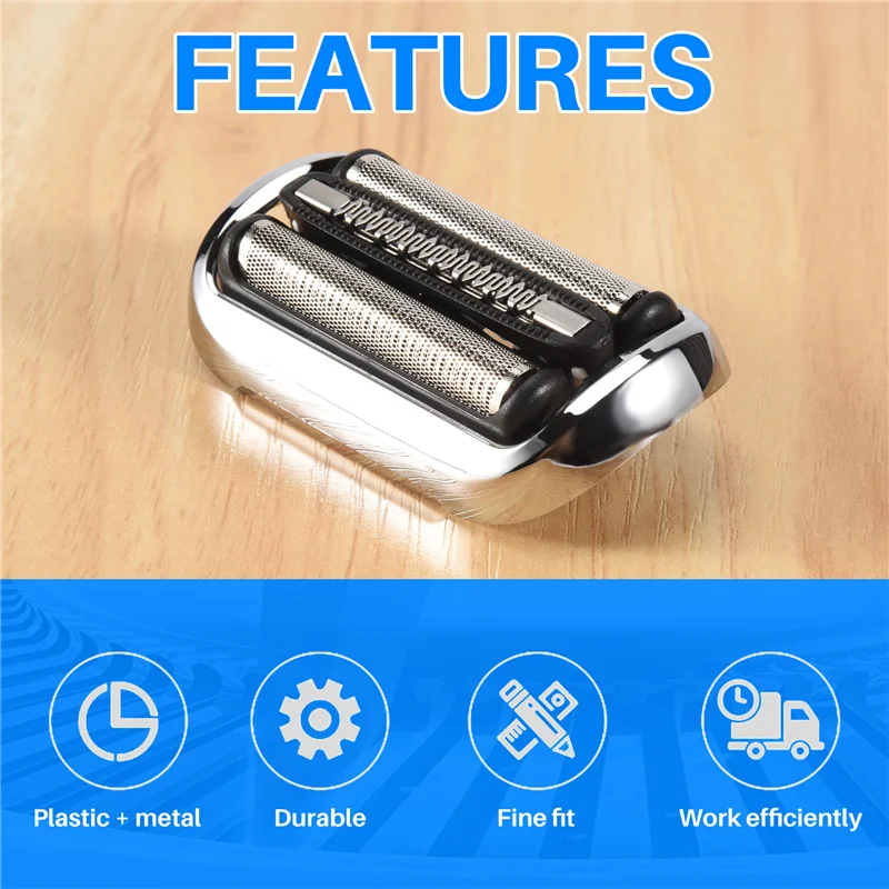 ABLE-Ersatz-Elektrorasiererkopf für Braun 73S Serie 7 70-N1300S 70-S4200cs 70-B7200cc 70-N4300cs 70-B4320cs 70-S7300cc